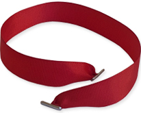 Репсовая лента бордо