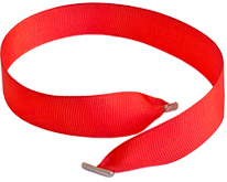 Репсовая лента красная