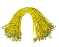 Резинки с наконечниками, D-2,5 мм желтые
