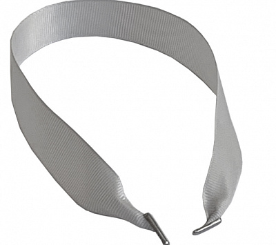 Репсовая лента светло-серая