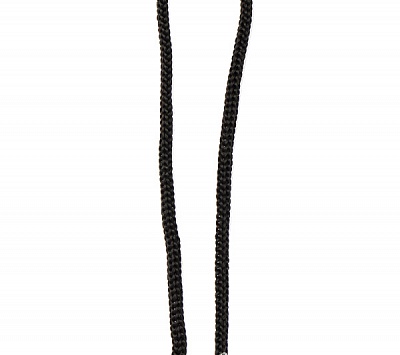 Шнуры с наконечниками 4 мм черные