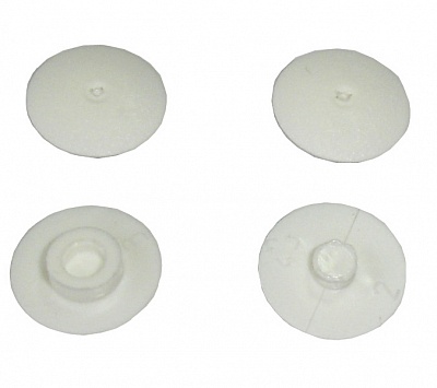 Клепки пластиковые "белые"  1,5 мм